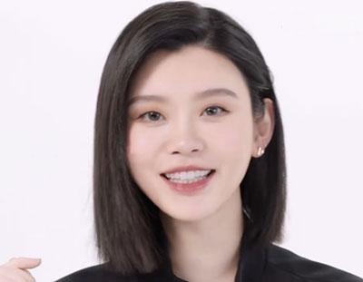 奚夢瑤孕期拍廣告臉蛋發(fā)福明顯，四肢卻仍然纖細