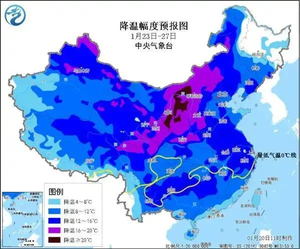 雨雪范圍或波及全國！節(jié)前大寒潮將至 春運返鄉(xiāng)需警惕